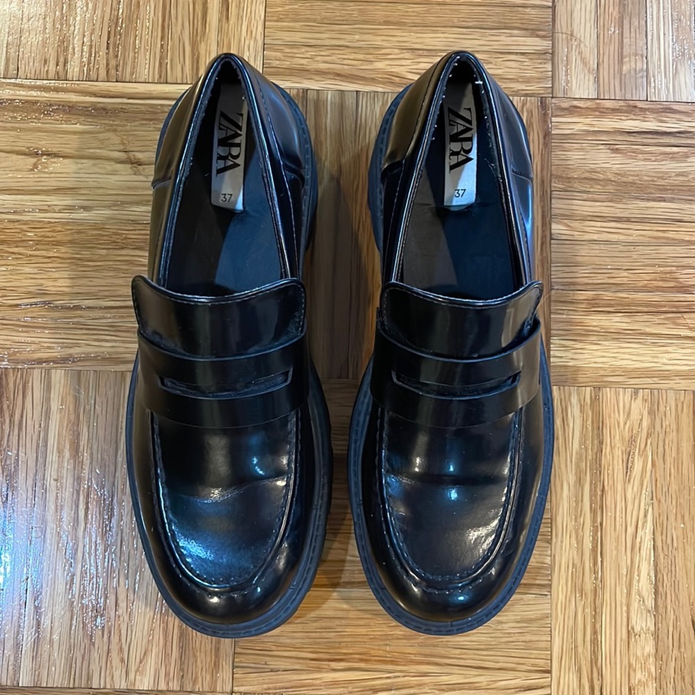 Gently worn loafers